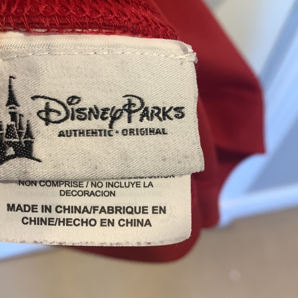 Mickey Mouse Golf Nike Dri-Fit Red Men’s Small Polo Shirt Disney Parks - Picture 5 of 6